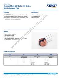 SCF-05-350 Datasheet Cover