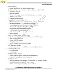 SCF5249VF140 Datasheet Page 5