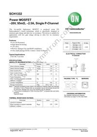 SCH1332-TL-W Datasheet Cover