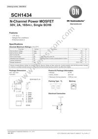 SCH1434-TL-H Datasheet Cover