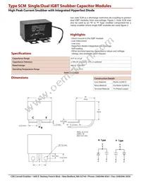 SCM205K122H1N29-F Datasheet Cover