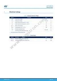 SCT10N120 Datasheet Page 2