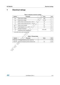 SCT20N120 Datasheet Page 3