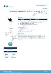 SCTH90N65G2V-7 Datasheet Cover