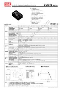 SCW05A-09 Datasheet Cover