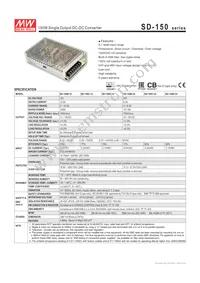 SD-150D-24 Datasheet Cover
