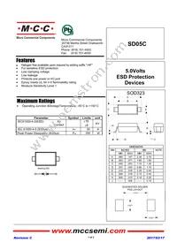 SD05C-TP Datasheet Cover