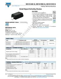 SD101CW-G3-08 Datasheet Cover