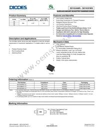 SD103BWS-7 Datasheet Cover