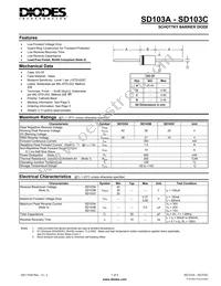 SD103C-A-F Datasheet Cover