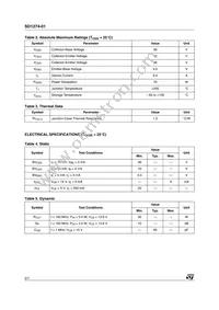 SD1274-01 Datasheet Page 2