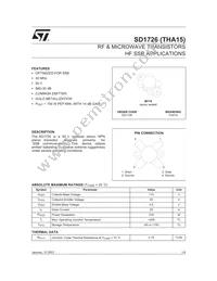 SD1726 Datasheet Cover