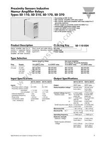 SD210115 Datasheet Cover