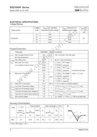 SD233R36S50PSC Datasheet Page 2