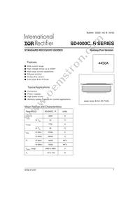 SD4000C40R Datasheet Cover