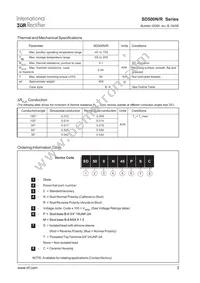 SD500R40PSC Datasheet Page 3