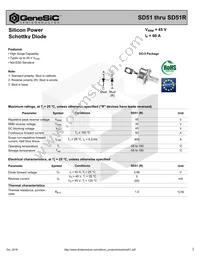 SD51R Datasheet Cover