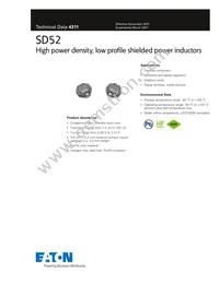 SD52-100-R Datasheet Cover