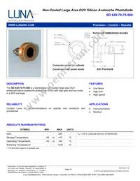 SD630-70-75-500 Datasheet Cover