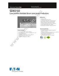 SD8350-3R9-R Datasheet Cover