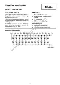 SDA24N16TA Datasheet Cover