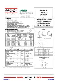 SDB204-TP Datasheet Cover