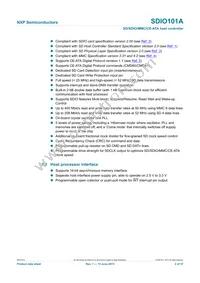 SDIO101AIHRE Datasheet Page 2