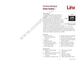 SDM-USB-QS-S Datasheet Page 3