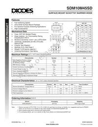 SDM10M45SD-7 Datasheet Cover