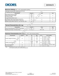 SDM1M40LP8-7 Datasheet Page 2