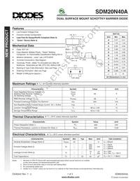 SDM20N40A-7 Datasheet Cover