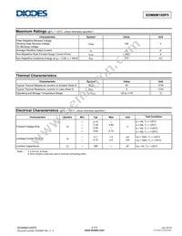 SDM8M100P5-13 Datasheet Page 2