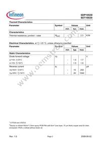 SDP10S30 Datasheet Page 2