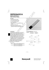SDP8304-301 Datasheet Cover