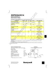 SDP8304-301 Datasheet Page 2