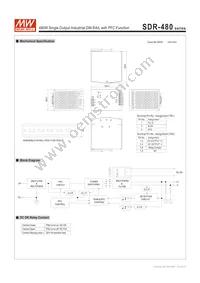 SDR-480-24 Datasheet Page 2