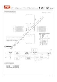 SDR-480P-48 Datasheet Page 2