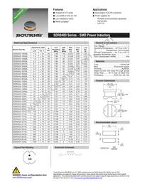 SDR0403-391KL Datasheet Cover