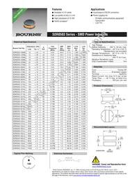 SDR0503-153J Datasheet Cover
