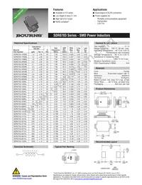 SDR0703-8R2M Datasheet Cover