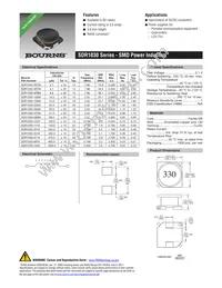 SDR1030-2R7M Datasheet Cover