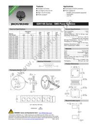 SDR1105-820KL Datasheet Cover