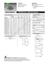 SDR1305-6R8Y Datasheet Cover