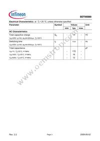 SDT05S60 Datasheet Page 3