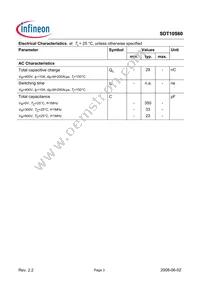 SDT10S60 Datasheet Page 3