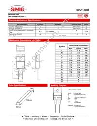 SDUR15Q60 Datasheet Page 2