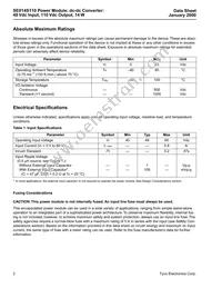 SE014S110 Datasheet Page 2