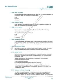 SE050C2HQ1/Z01SDZ Datasheet Page 7