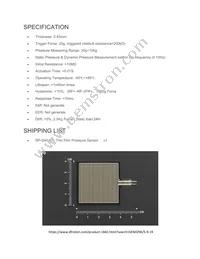 SEN0296 Datasheet Page 3