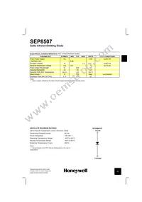 SEP8507-001 Datasheet Page 2